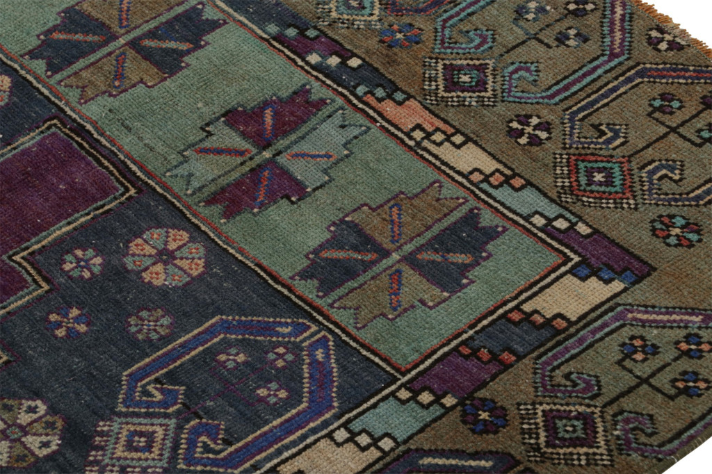 Vintage Turkish Oushak Runner Rug