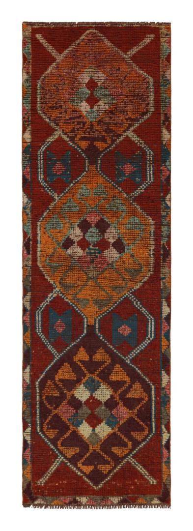 Vintage Turkish Oushak Runner Rug