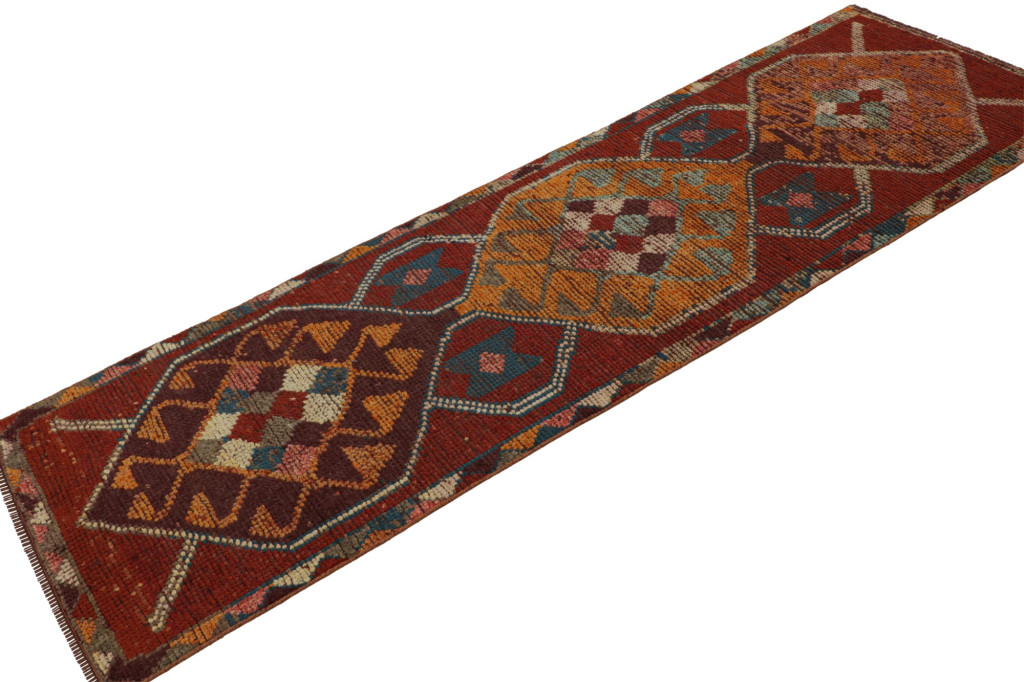 Vintage Turkish Oushak Runner Rug