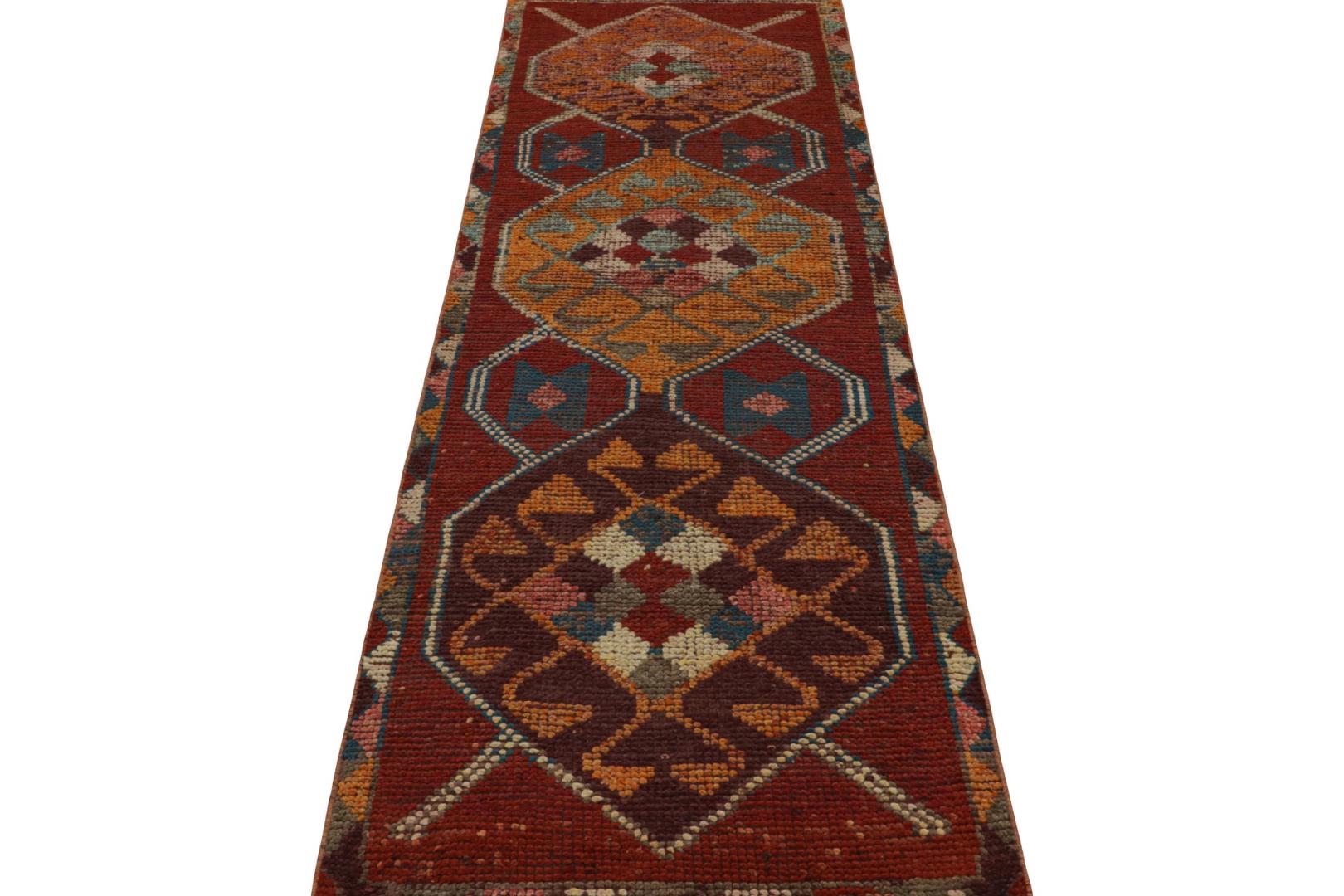 Vintage Turkish Oushak Runner Rug