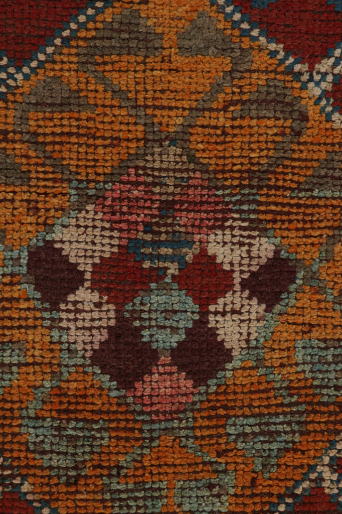 Vintage Turkish Oushak Runner Rug