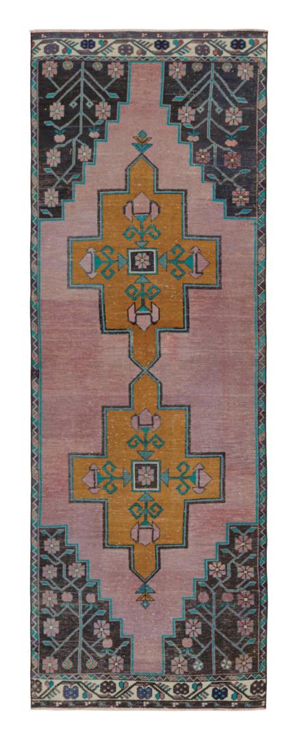 Vintage Oushak Runner Rug