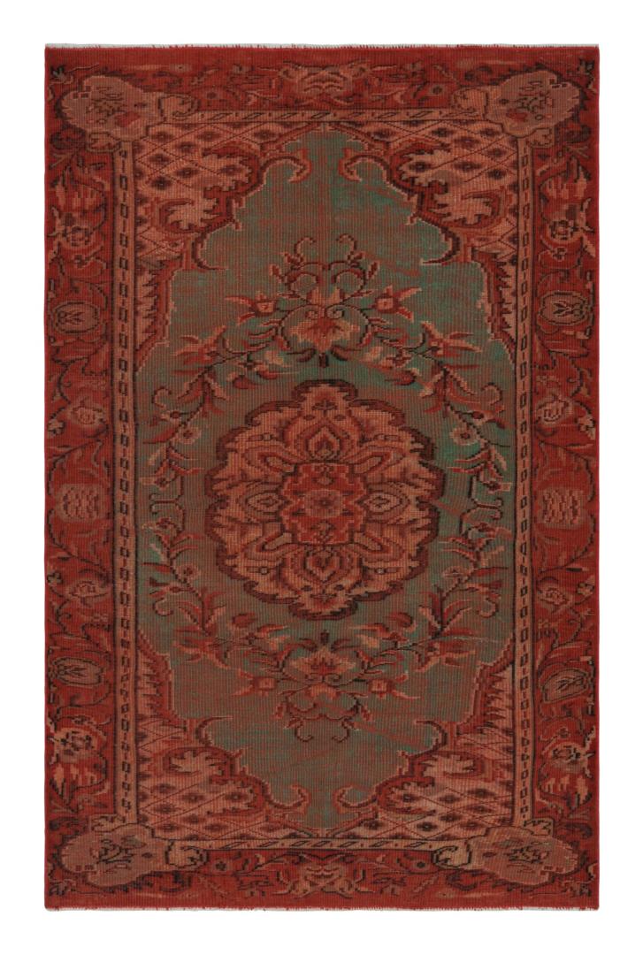Vintage Zeki Müren Oushak-Style Rug