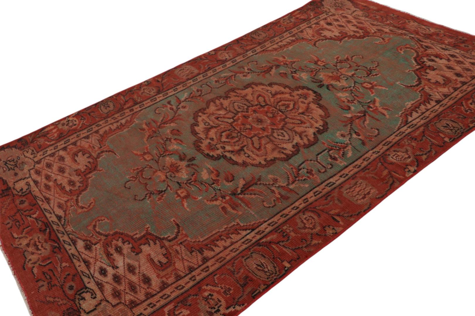 Vintage Zeki Müren Oushak-Style Rug