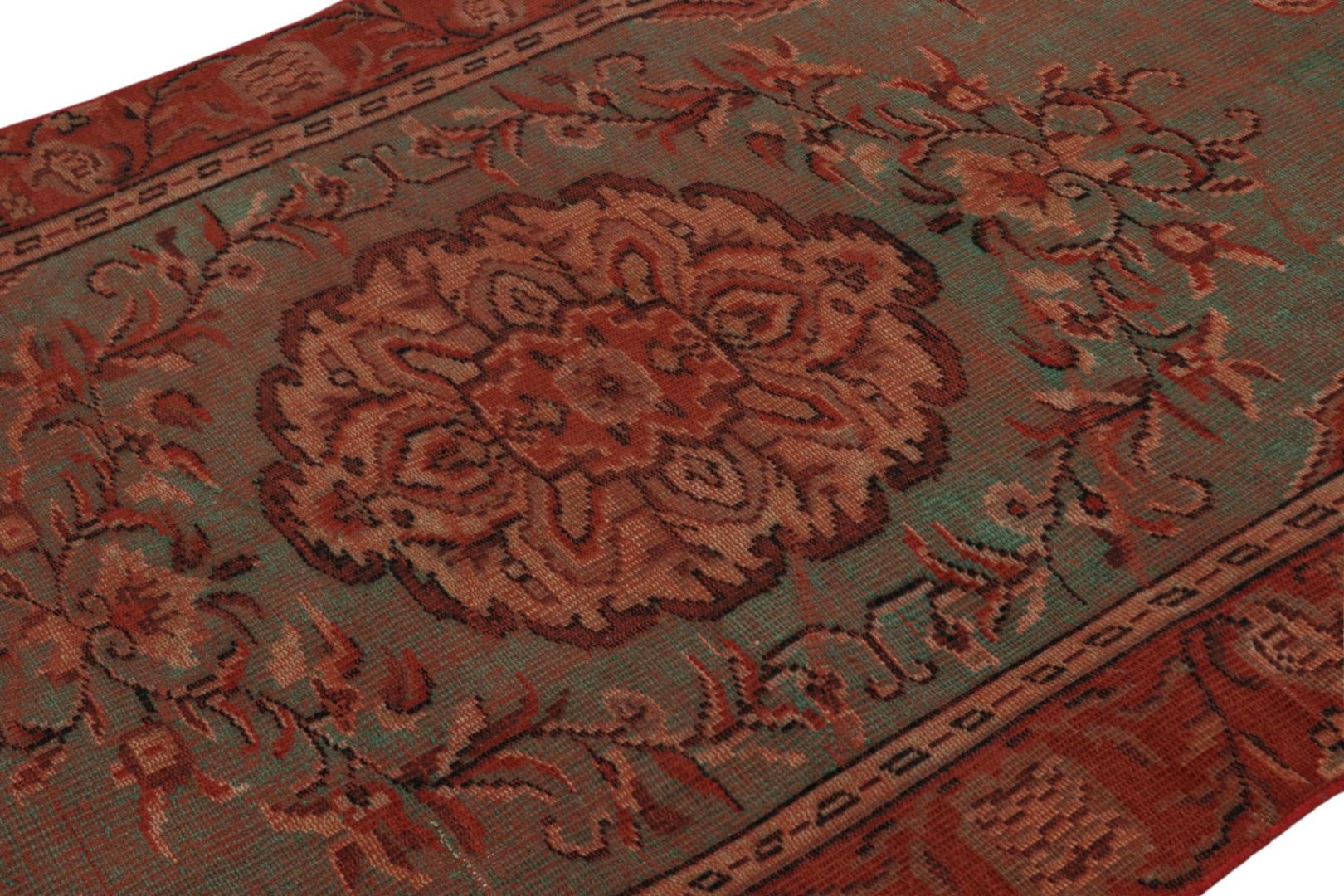 Vintage Zeki Müren Oushak-Style Rug