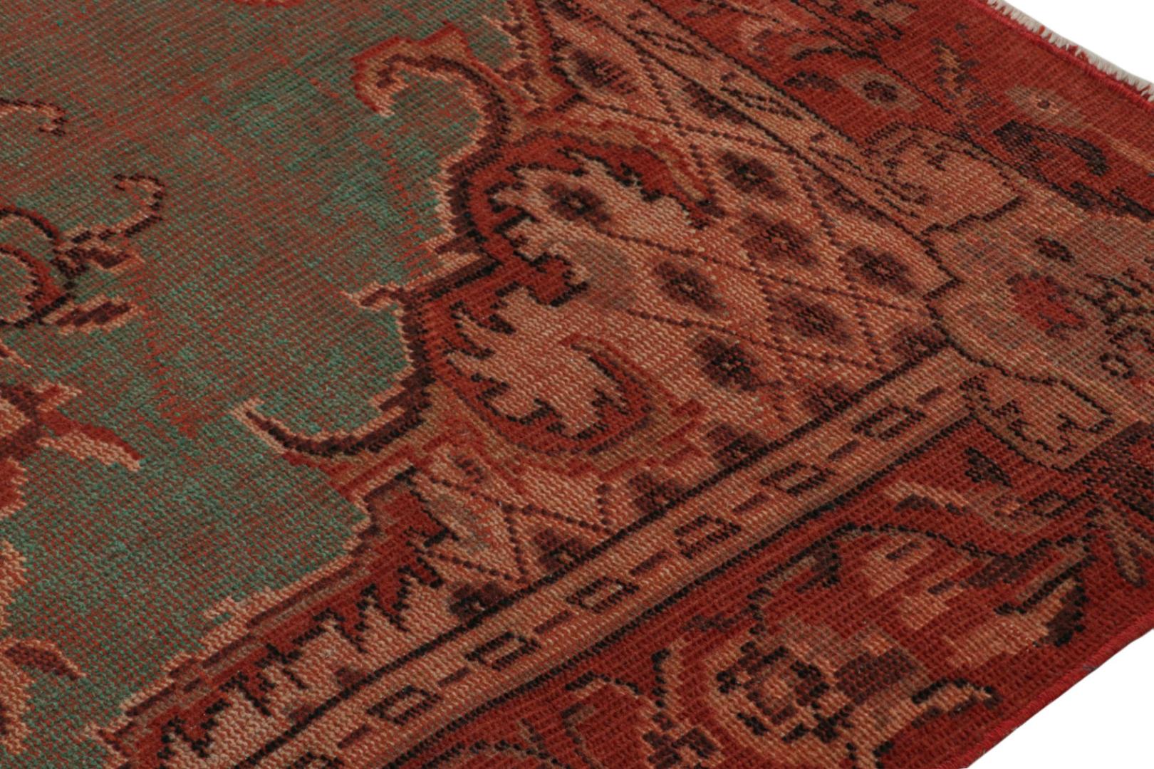 Vintage Zeki Müren Oushak-Style Rug