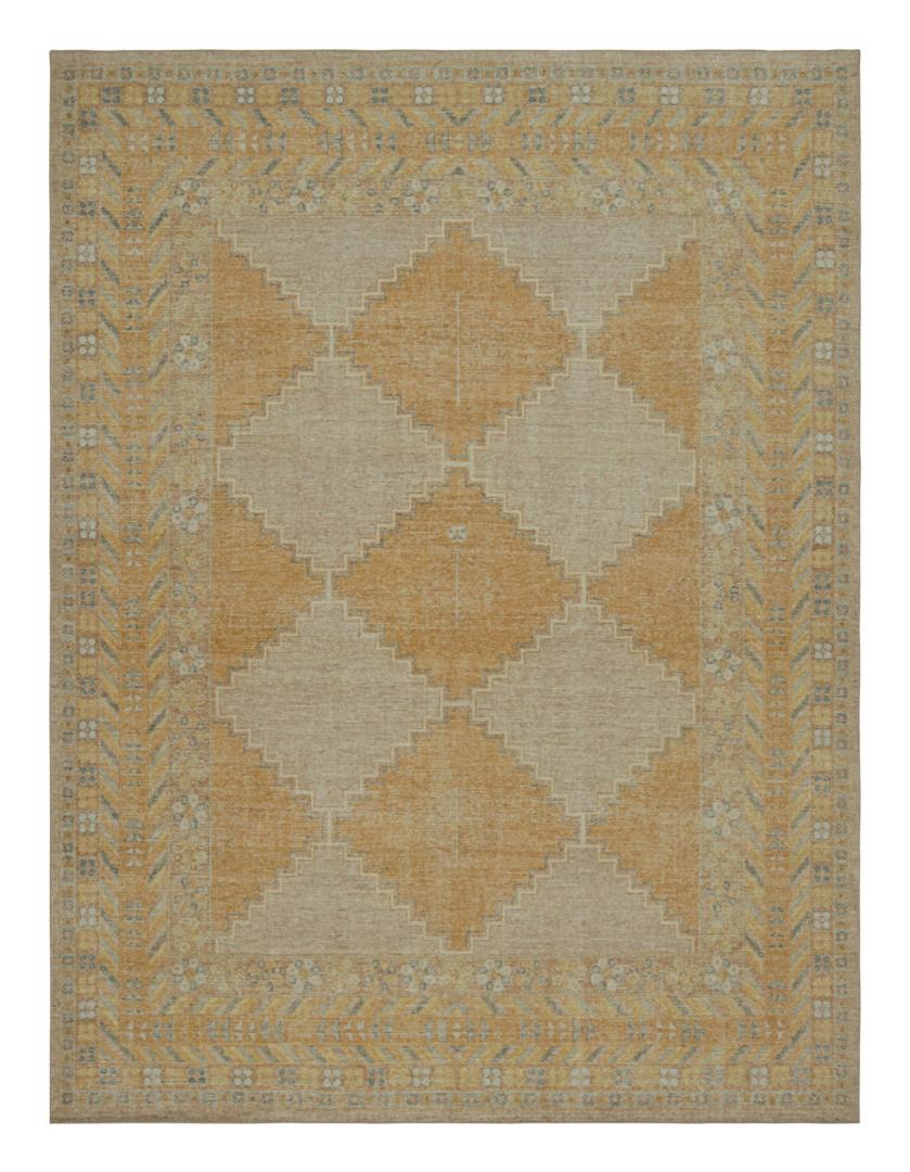 Modern Rug with Geometric Patterns