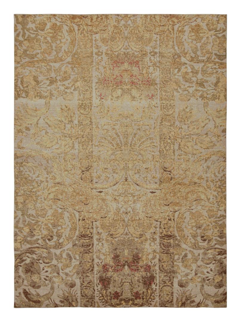 Modern Distressed European Rug