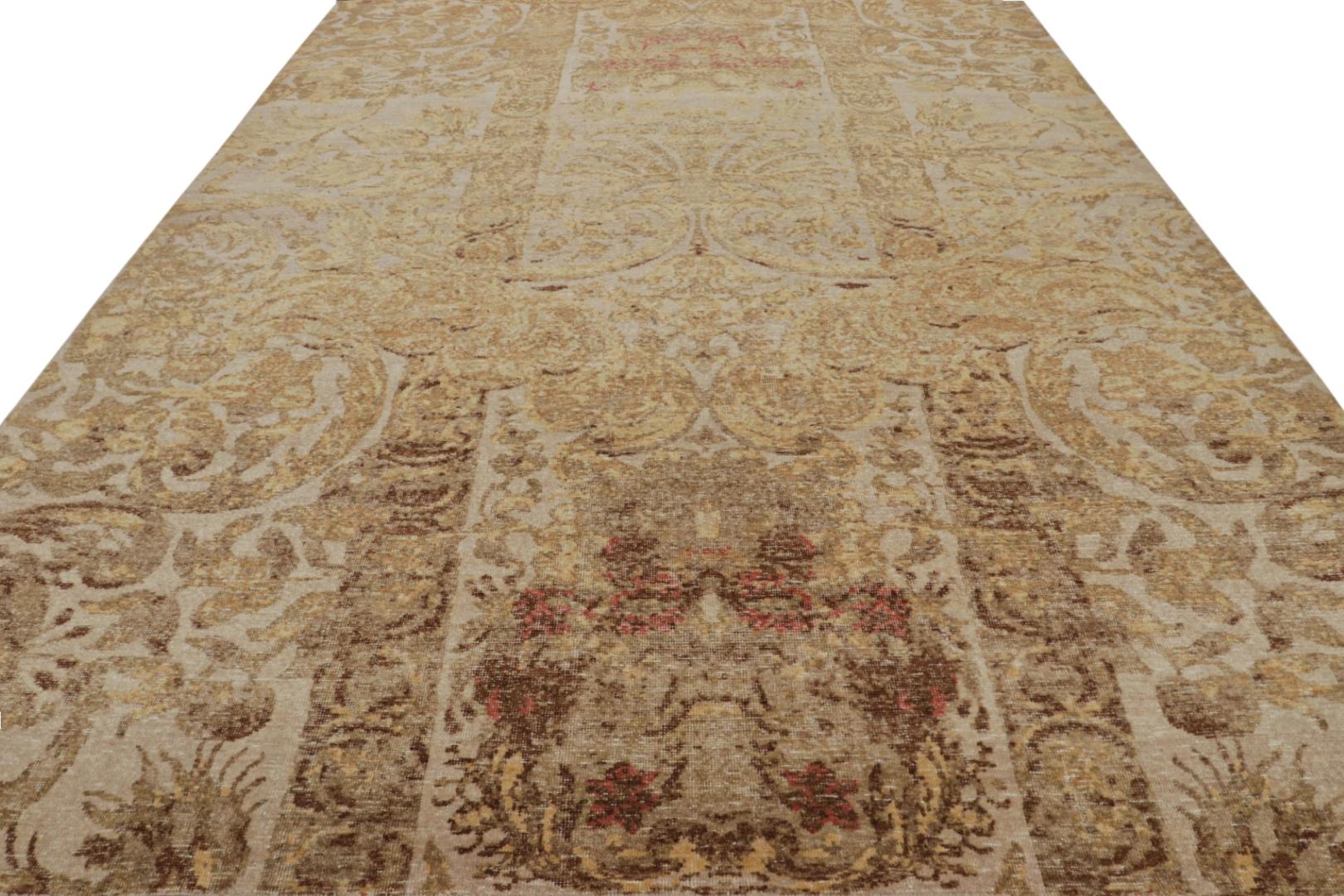 Modern Distressed European Rug