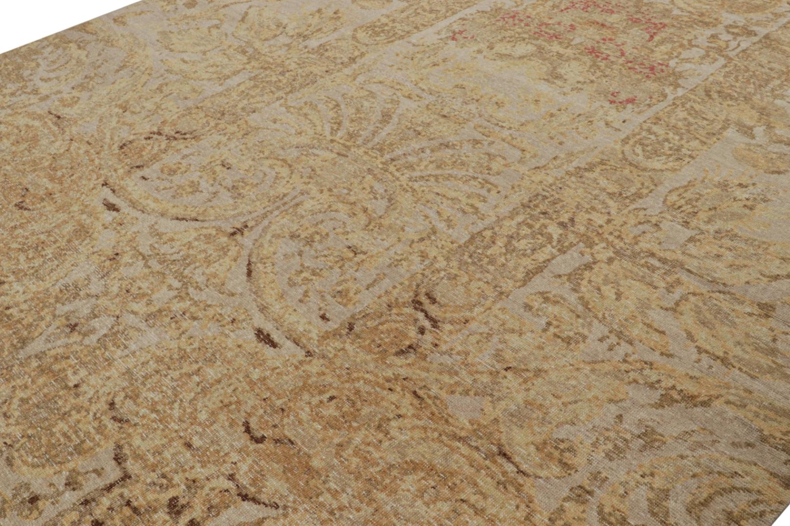 Modern Distressed European Rug