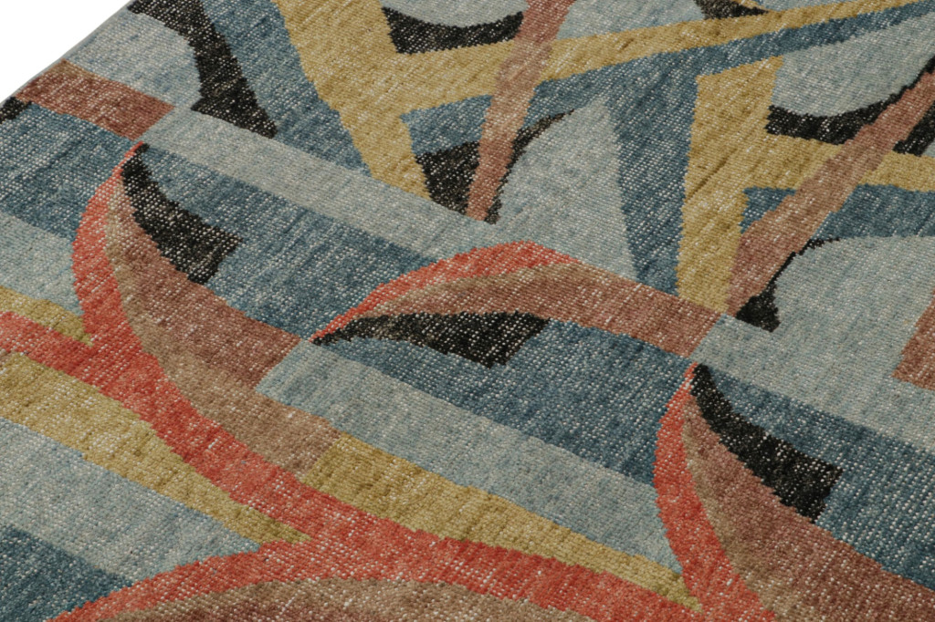 Modern Distressed Deco Rug