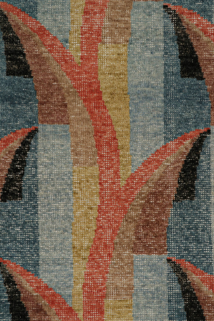 Modern Distressed Deco Rug