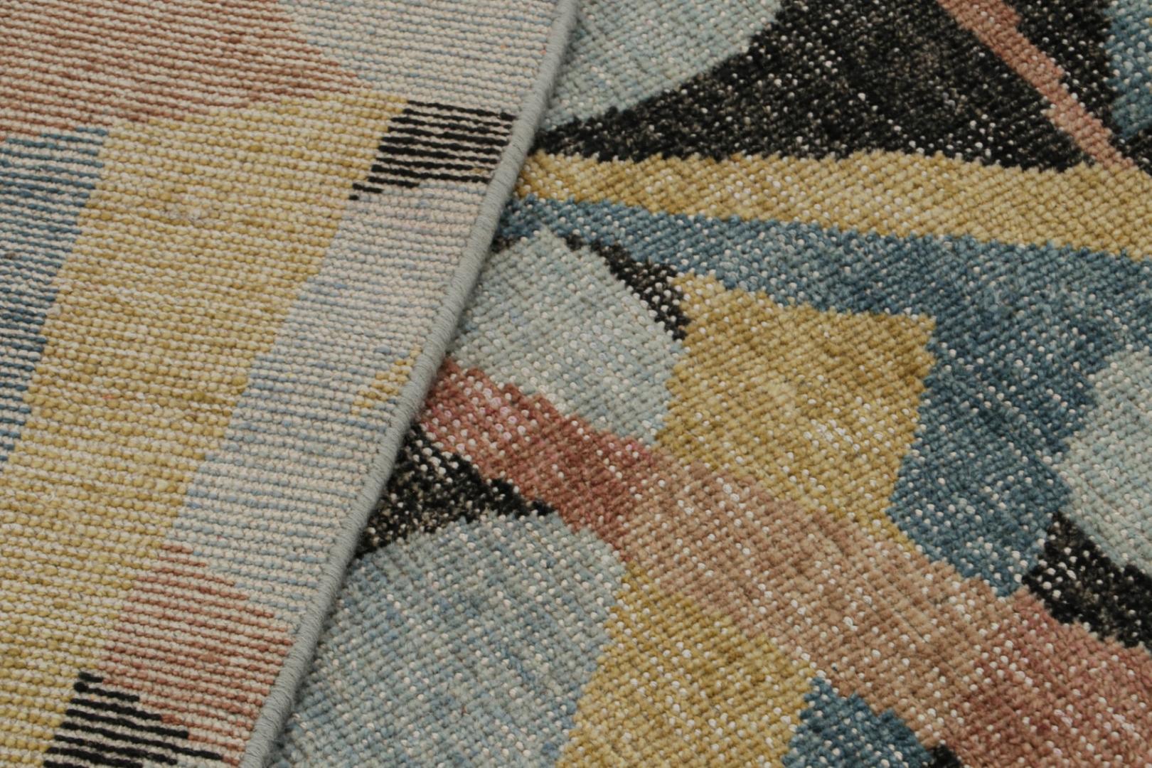 Modern Distressed Deco Rug