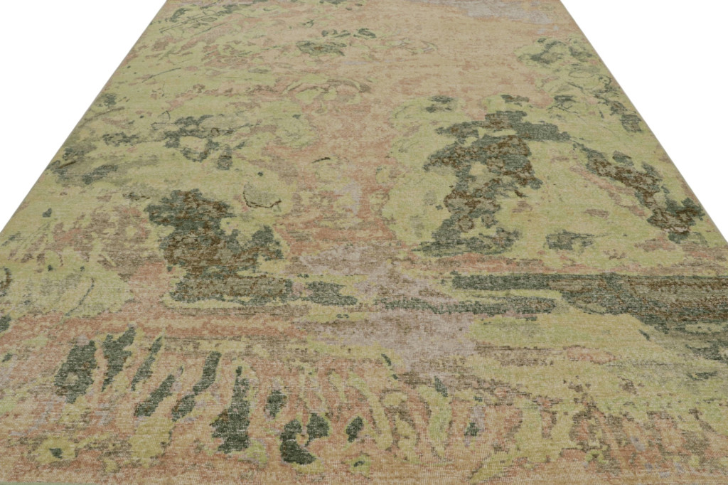 Contemporary Abstract Impressionist Rug
