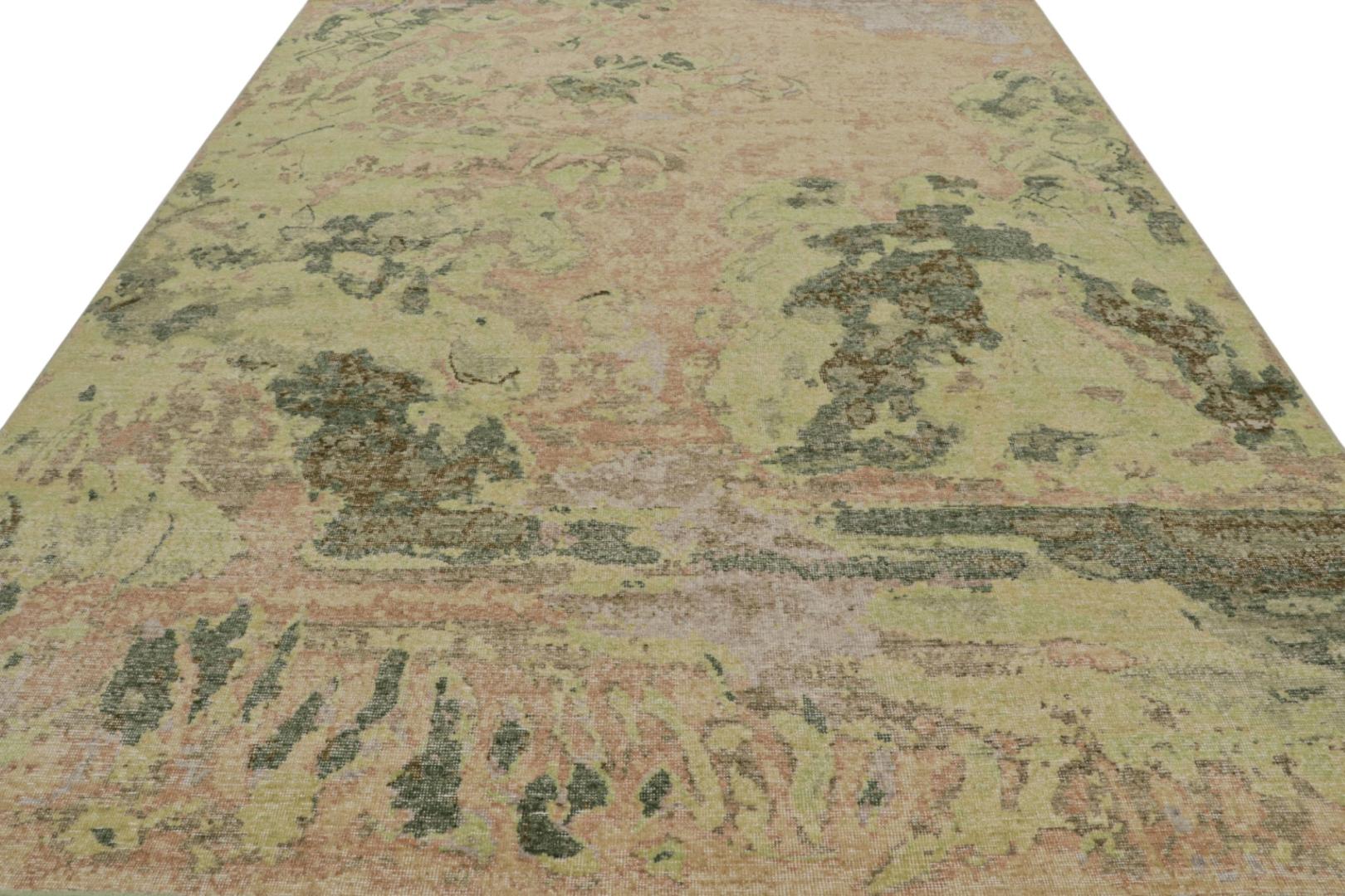 Contemporary Abstract Impressionist Rug
