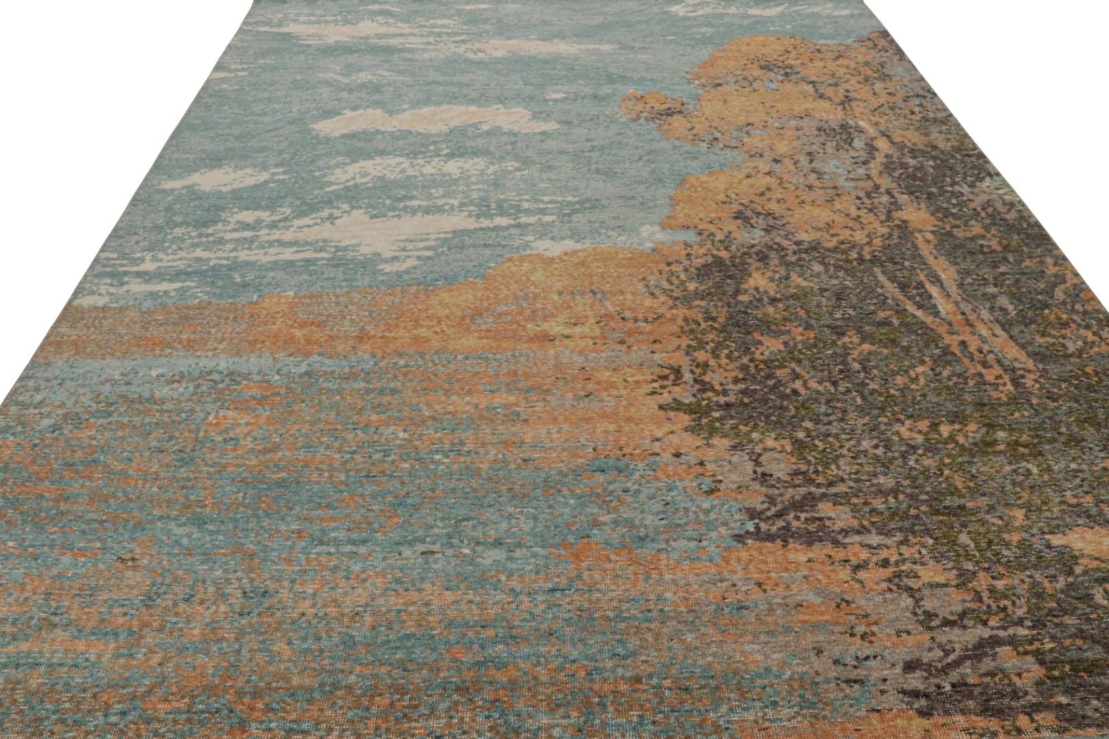 Contemporary Pictorial Dragon Rug