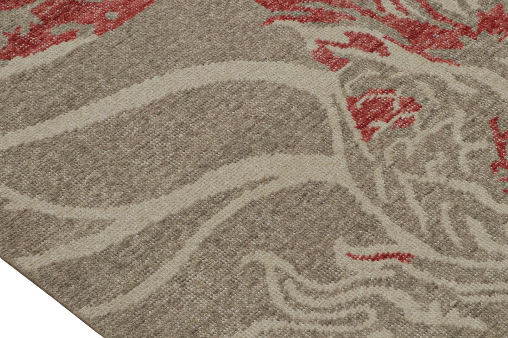 Modern Pictorial Dragon Rug