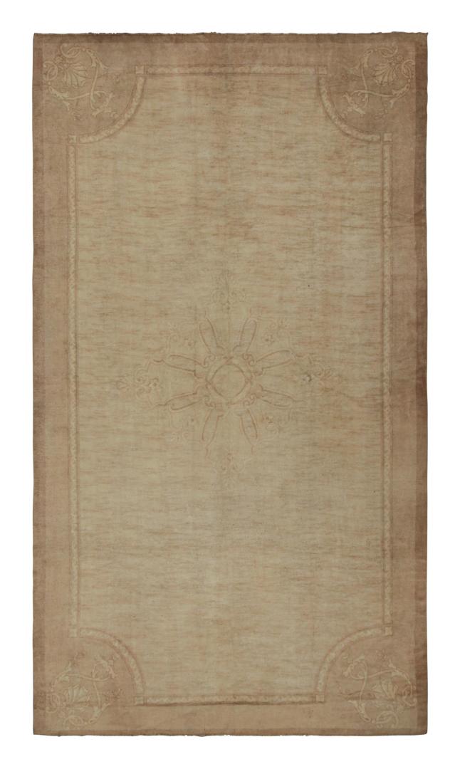 Beige Oversized Antique Amritsar Rug