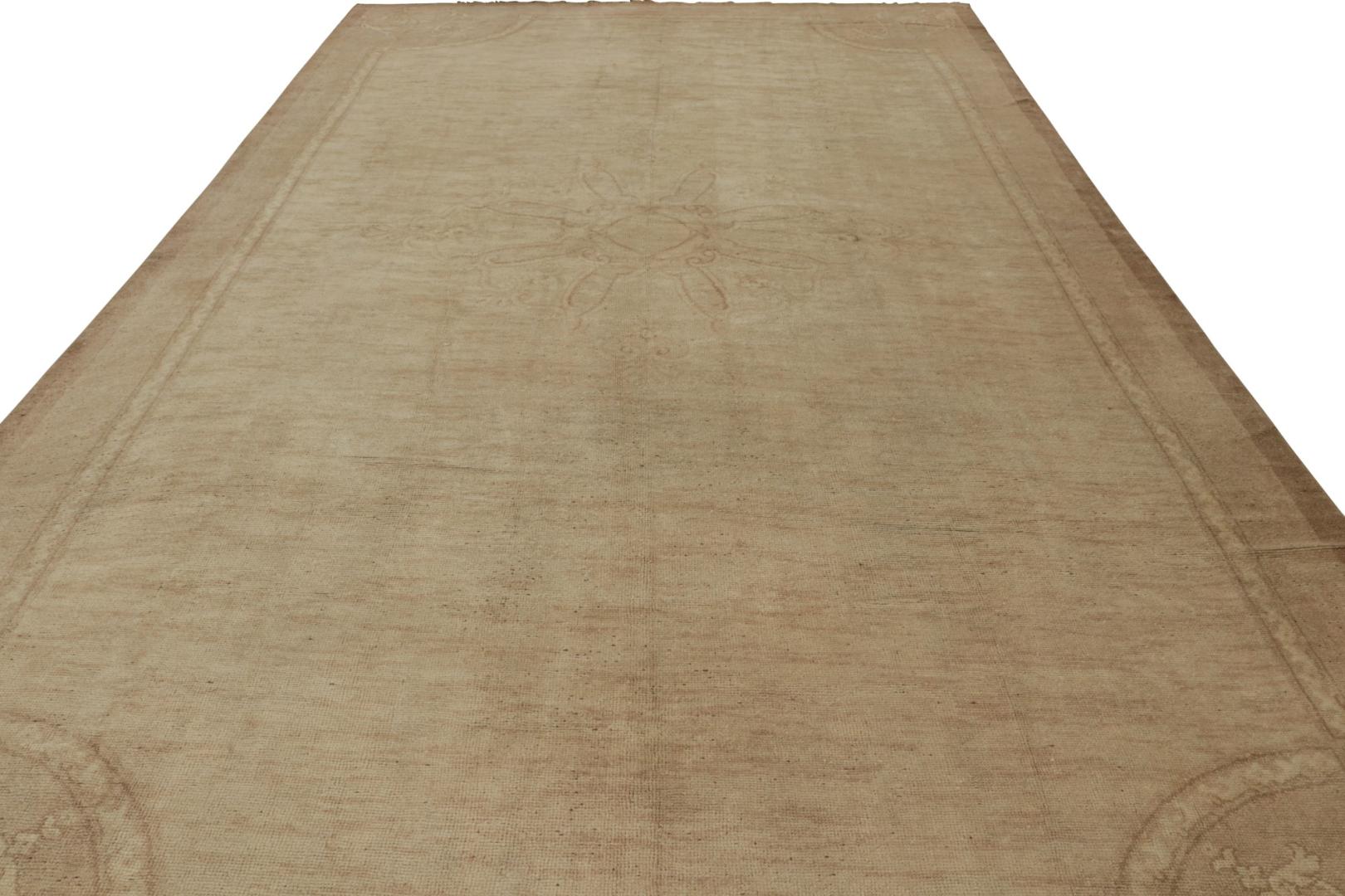 Beige Oversized Antique Amritsar Rug