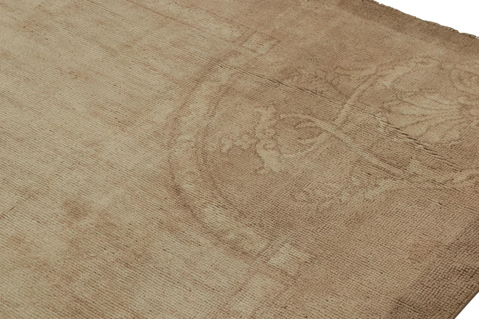 Beige Oversized Antique Amritsar Rug