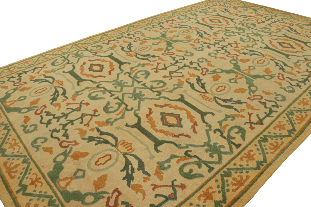 Vintage Spanish Rug in Gold