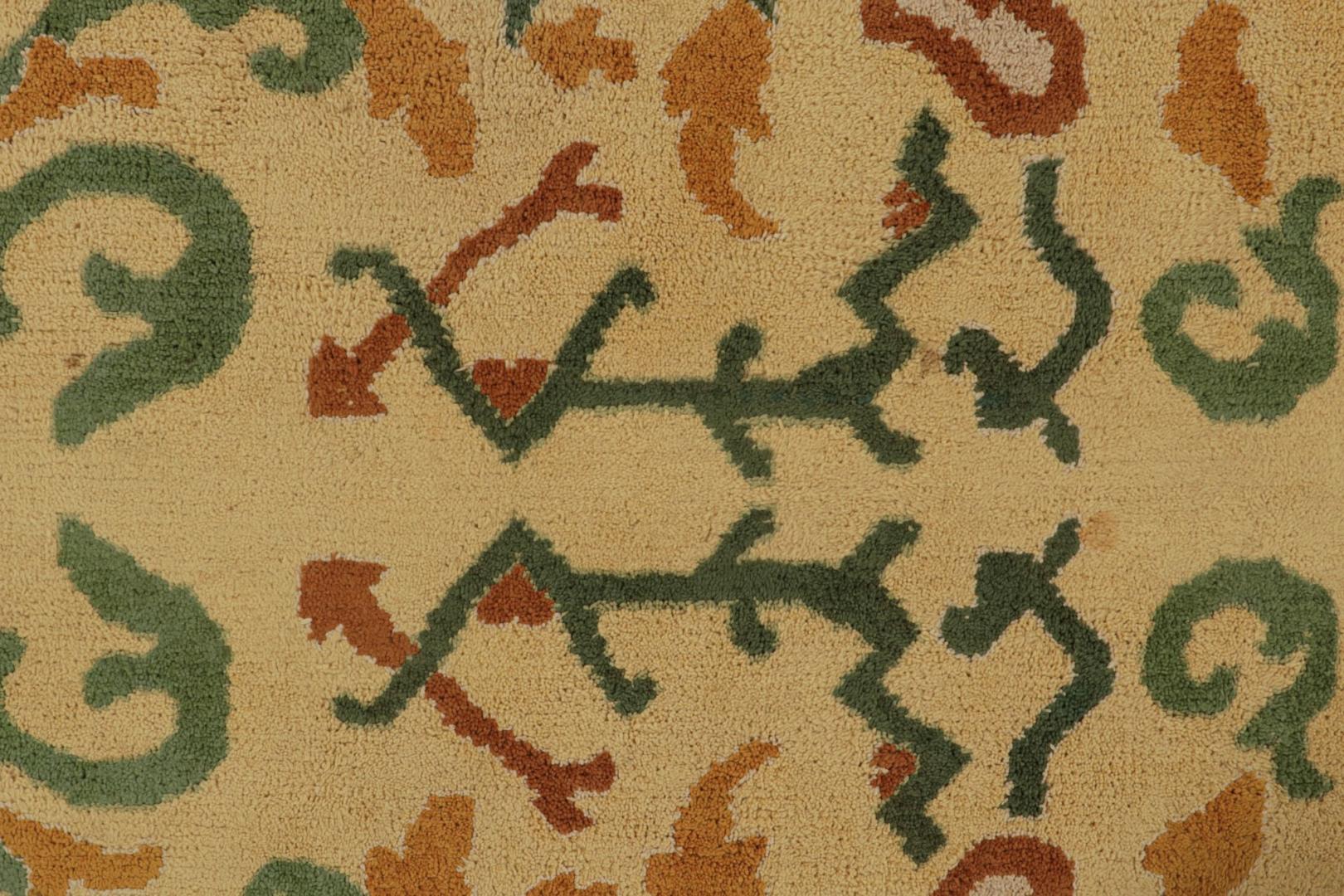 Vintage Spanish Rug in Gold