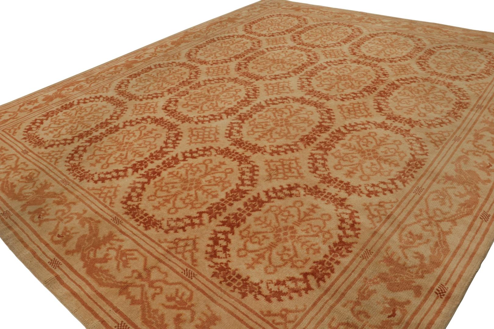 Vintage Spanish Rug in Beige