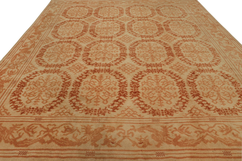 Vintage Spanish Rug in Beige