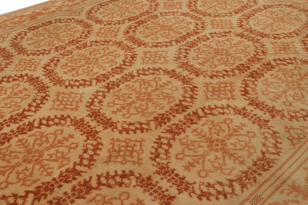 Vintage Spanish Rug in Beige