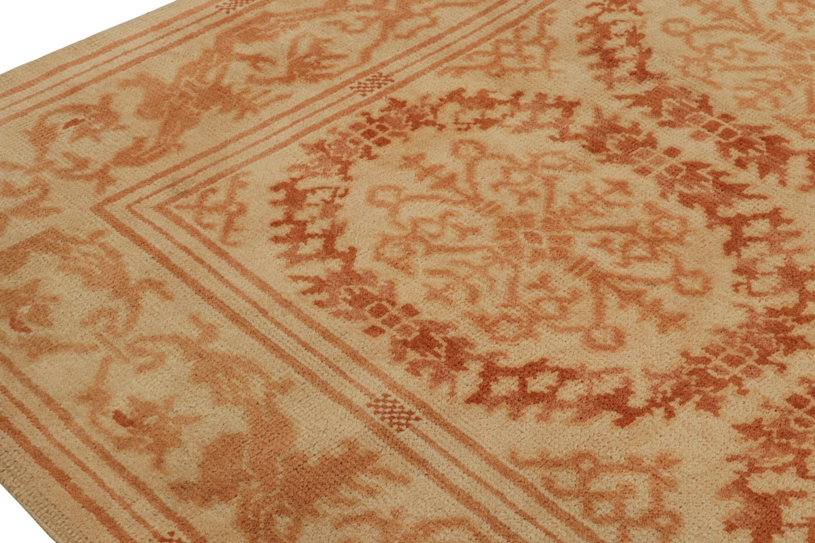 Vintage Spanish Rug in Beige