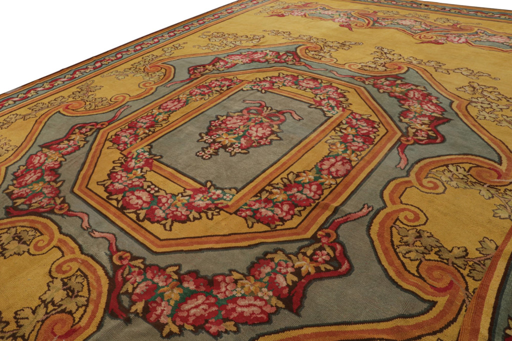 Antique Spanish Savonnerie Rug