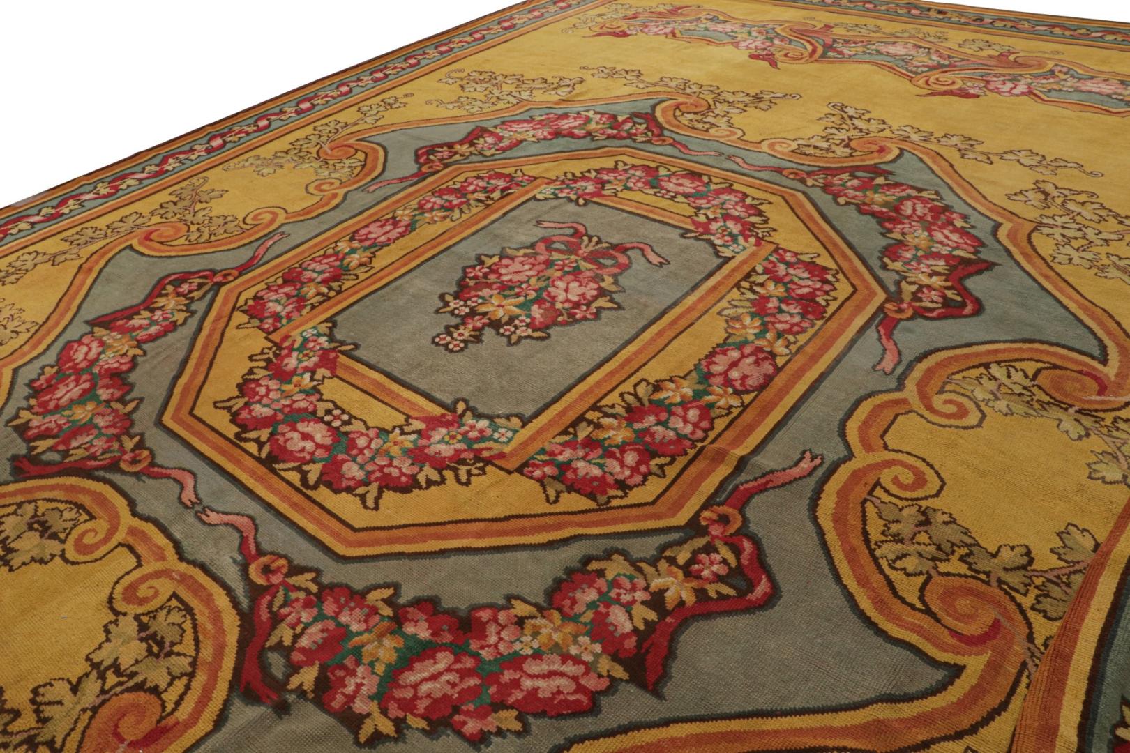 Antique Spanish Savonnerie Rug