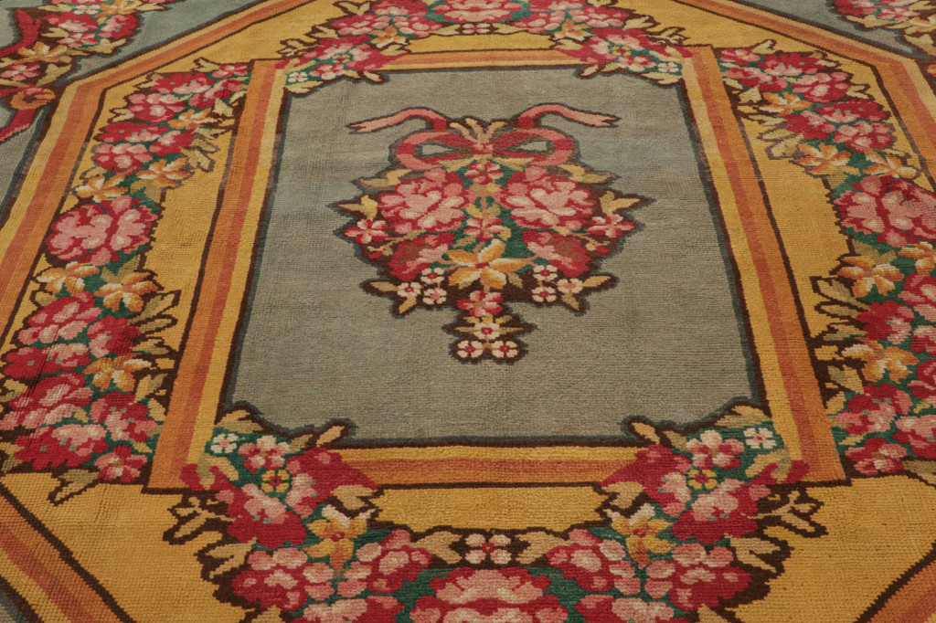 Antique Spanish Savonnerie Rug