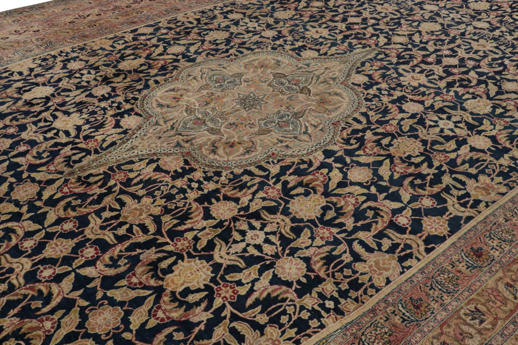 Antique Persian Kerman Lavar rug
