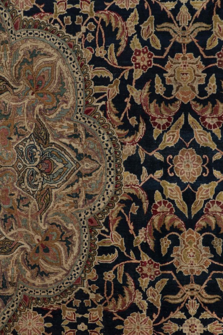 Antique Persian Kerman Lavar rug