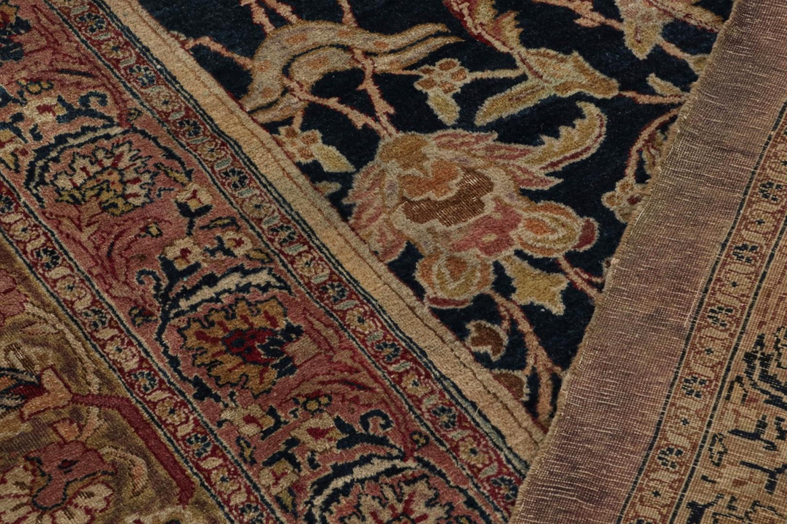 Antique Persian Kerman Lavar rug