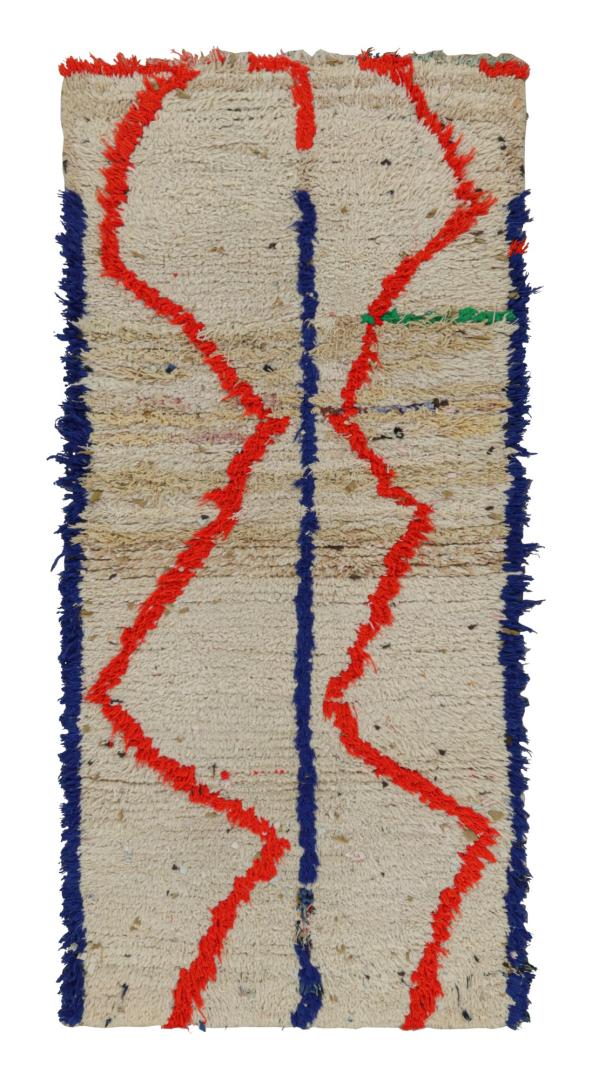 Vintage Azilal Moroccan Runner Rug