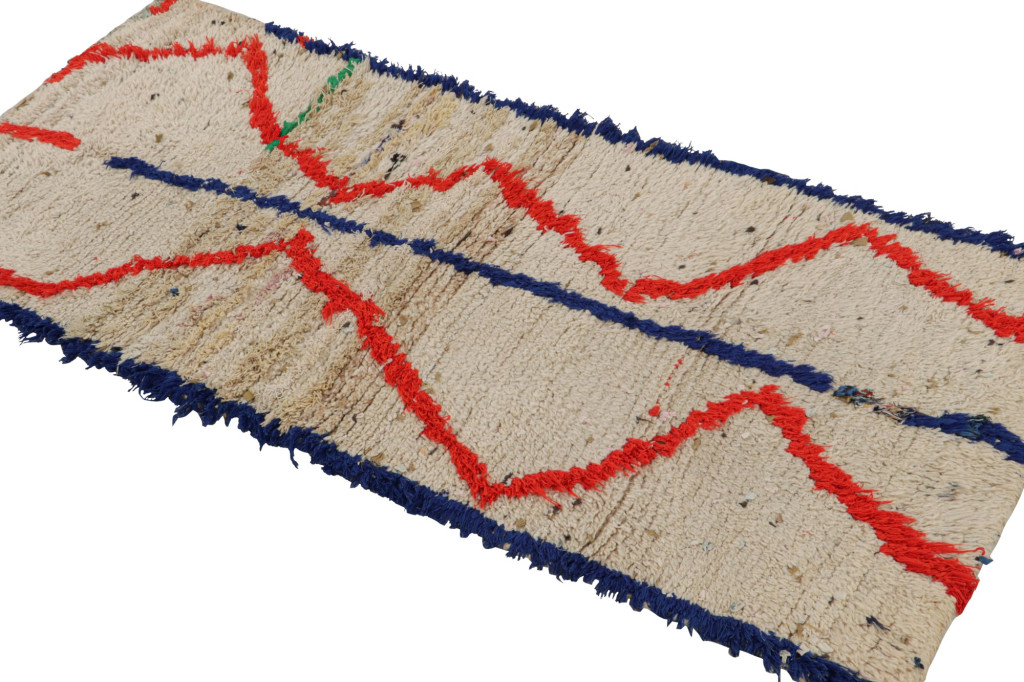 Vintage Azilal Moroccan Runner Rug
