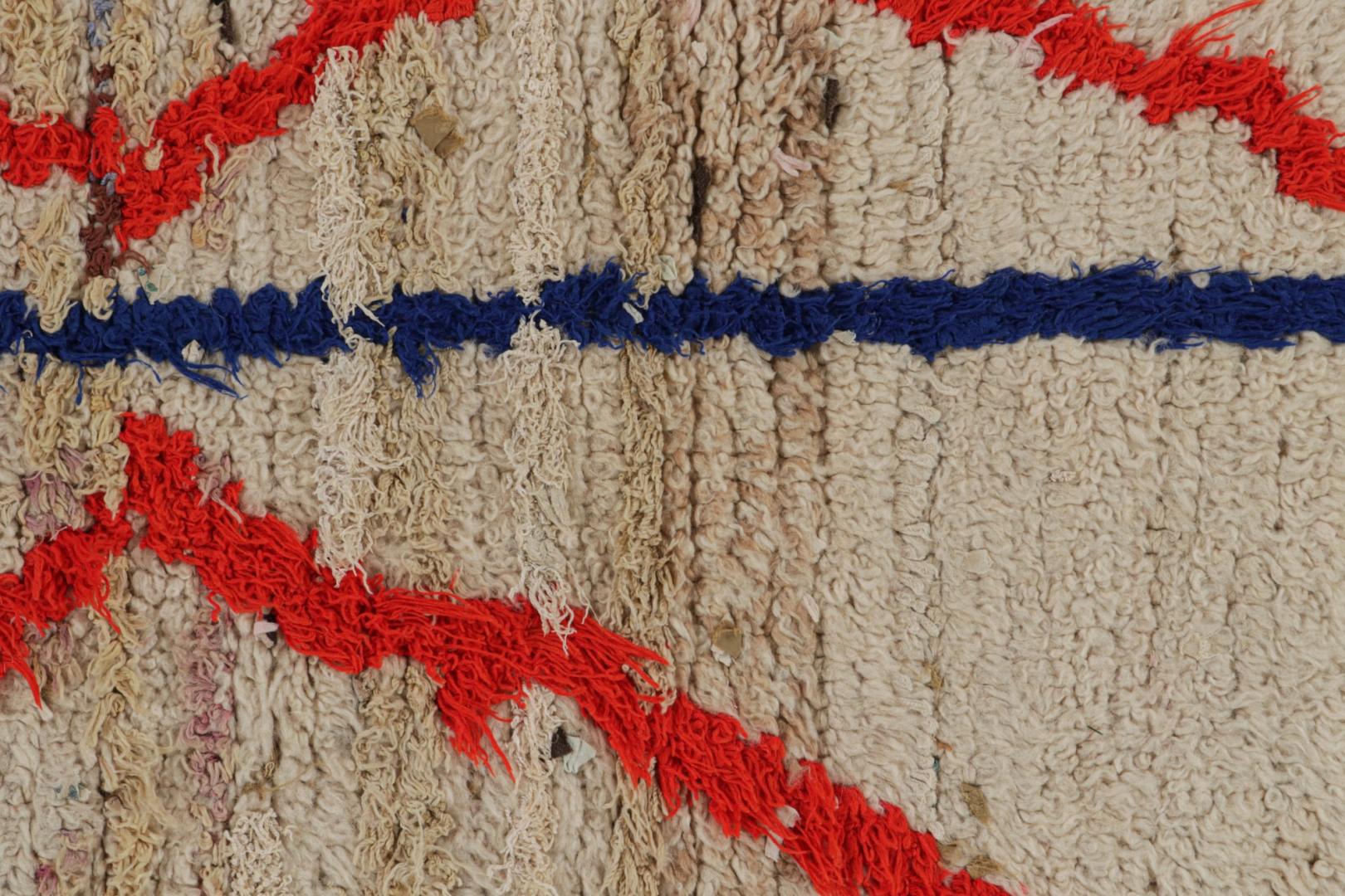 Vintage Azilal Moroccan Runner Rug