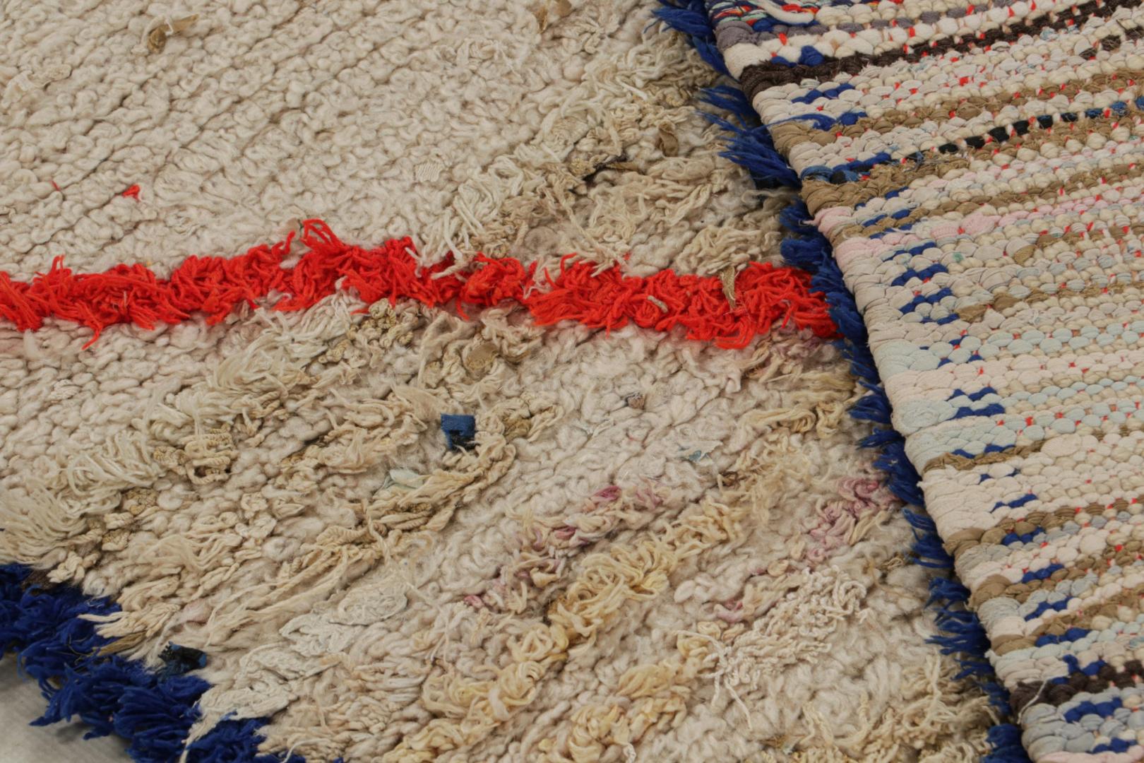 Vintage Azilal Moroccan Runner Rug