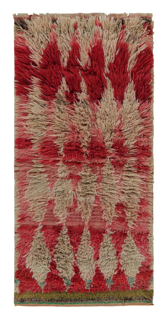 Vintage Azilal Moroccan Runner Rug