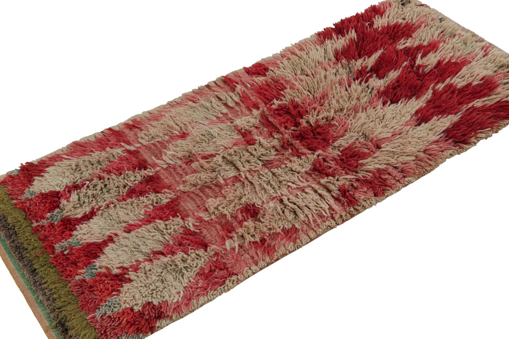 Vintage Azilal Moroccan Runner Rug