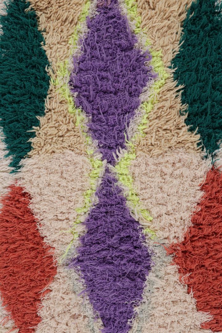 Vintage Azilal Moroccan Runner Rug