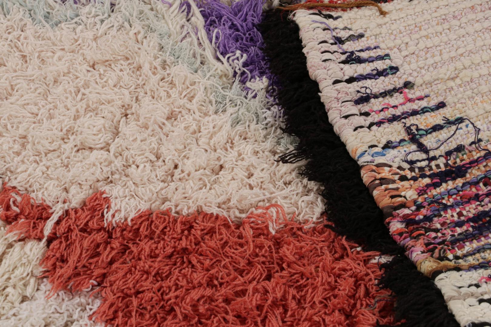 Vintage Azilal Moroccan Runner Rug