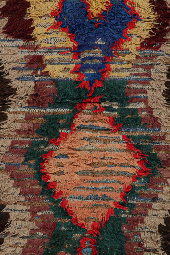 Vintage Azilal Moroccan Runner Rug