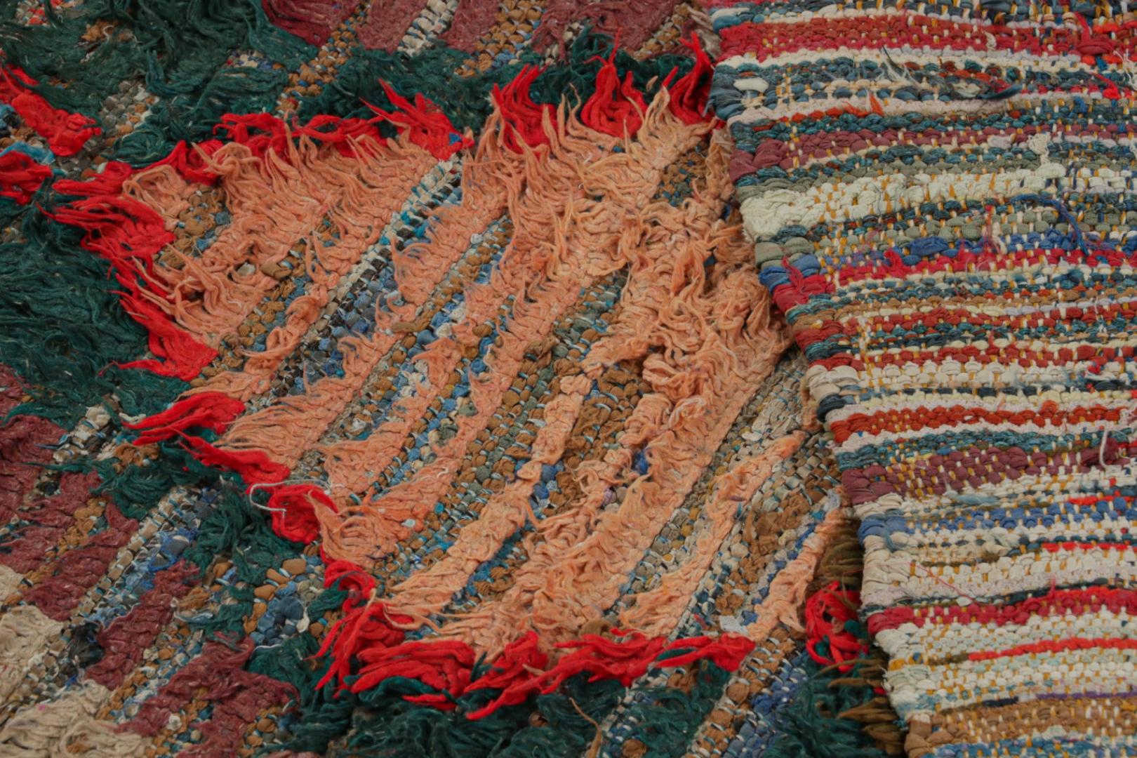 Vintage Azilal Moroccan Runner Rug