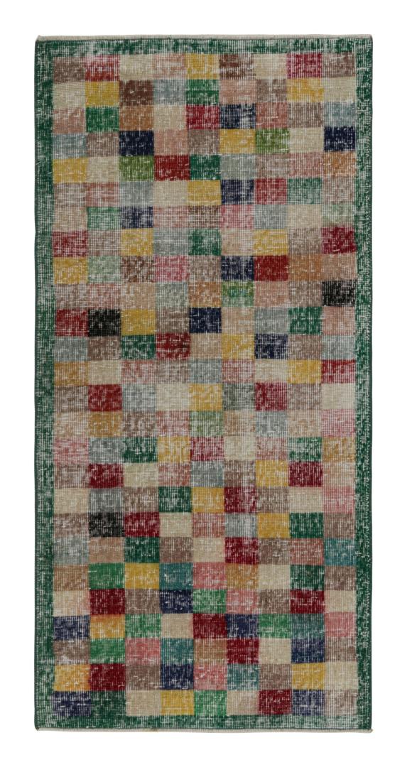 Vintage Zeki Müren Art Deco Rug