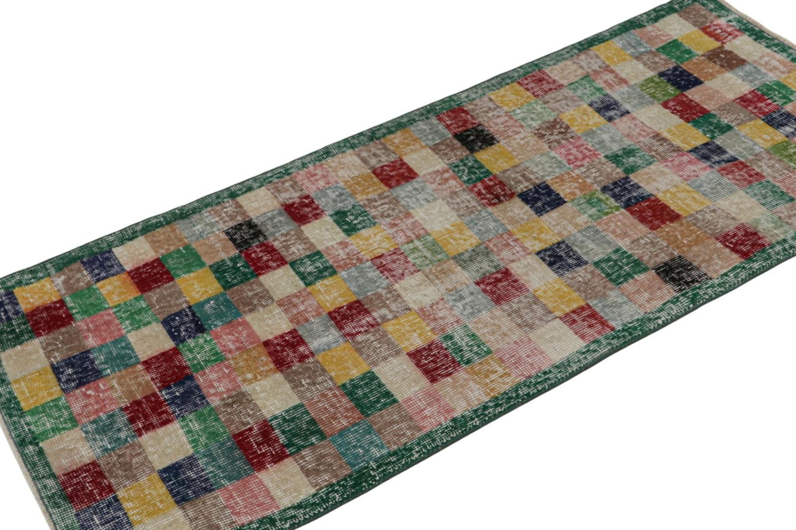 Vintage Zeki Müren Art Deco Rug