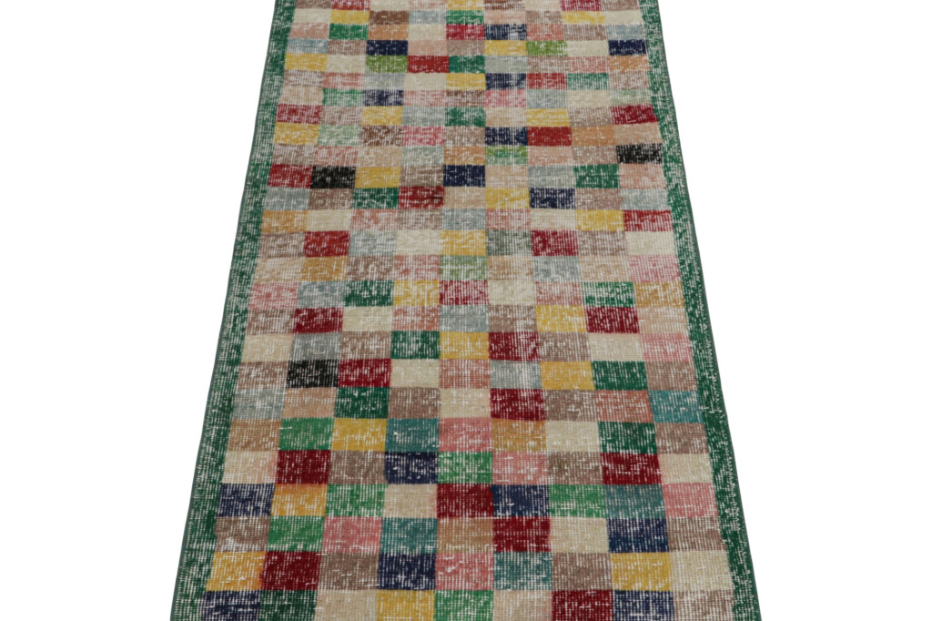 Vintage Zeki Müren Art Deco Rug