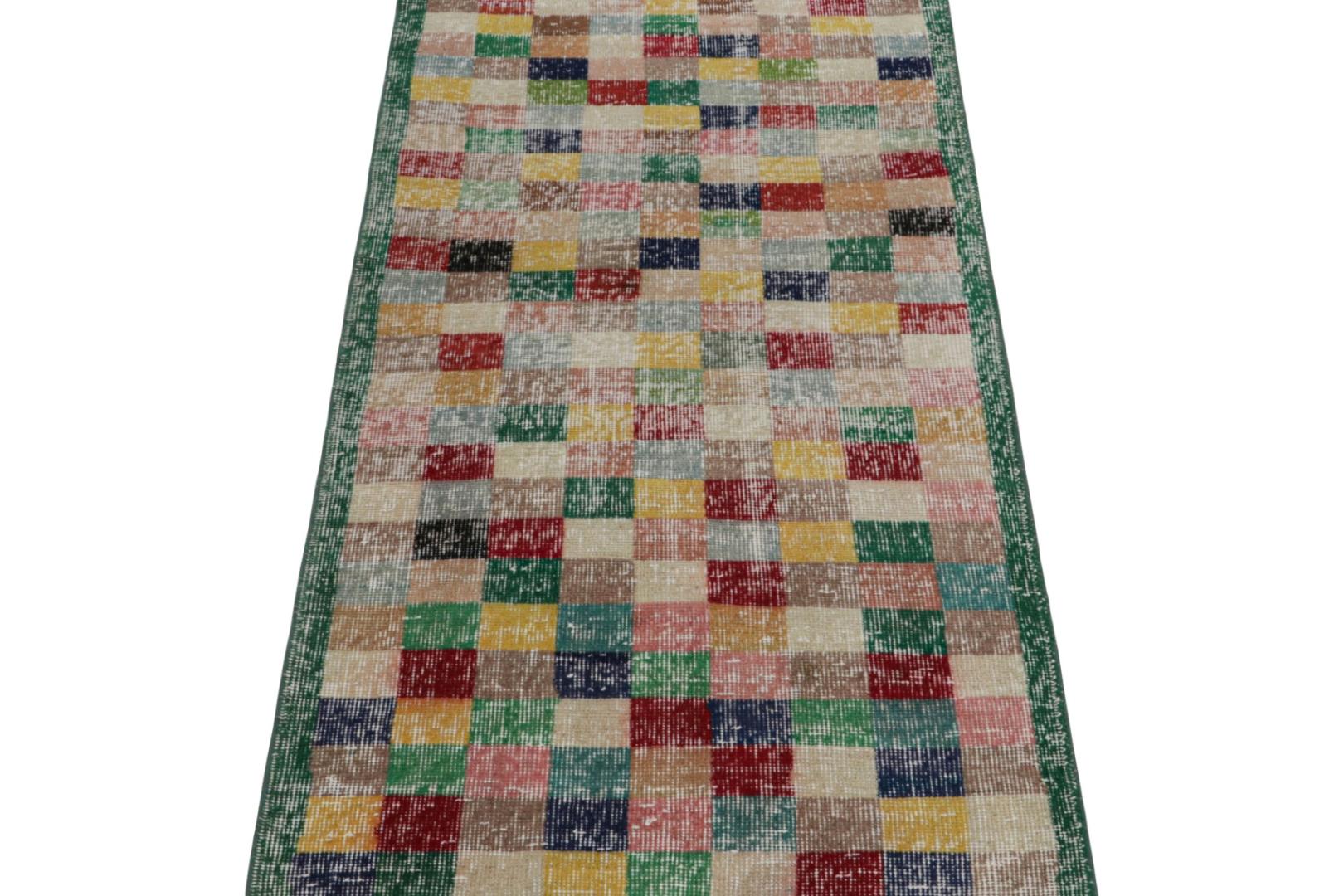 Vintage Zeki Müren Art Deco Rug